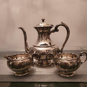 *SOLD* Silver Plated Coffee Pot Set